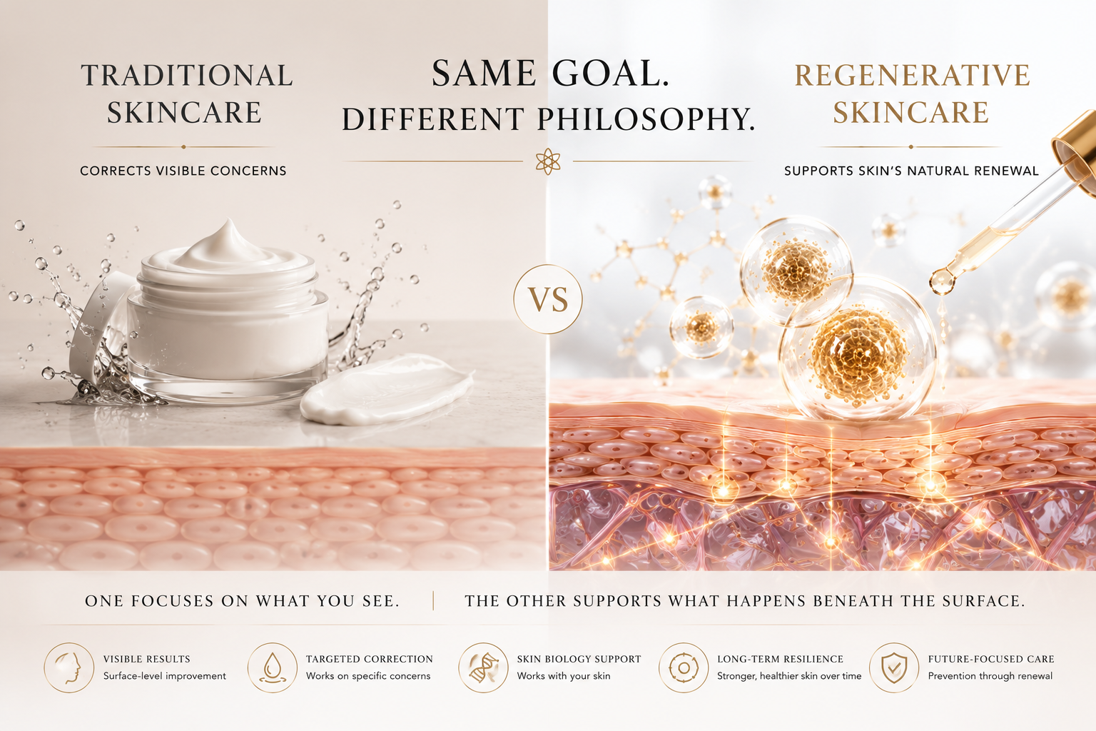 Regenerative Skincare vs Traditional Skincare: What’s the Difference?