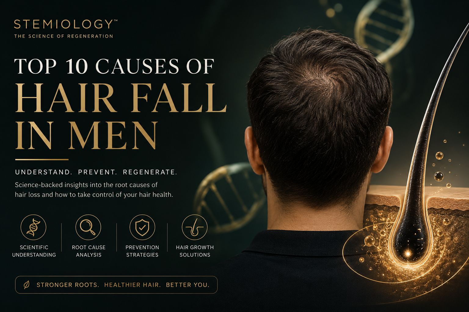 Top 10 Causes of Hair Fall in Men (Backed by Science)